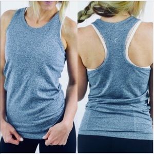 Zyia Navy Copper Charged Tank